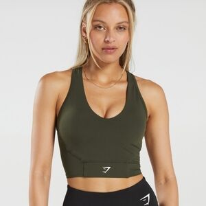 Gymshark crop mesh tank